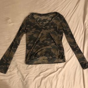 Long sleeve camouflage t shirt